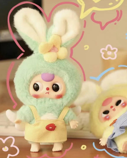 Baby Three - Macaron Rabbit Series Plush