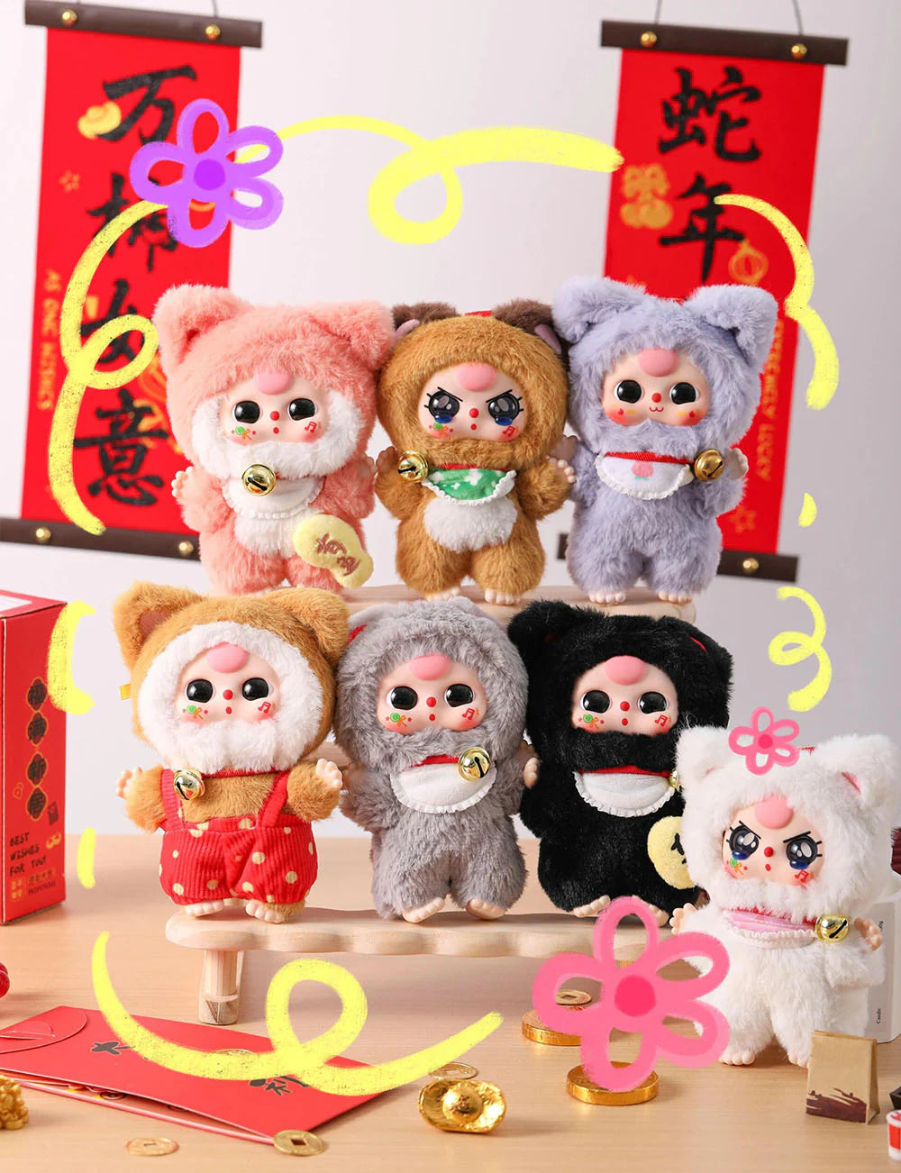 Baby Three - Billionaire Cat Series Plush Blind Box