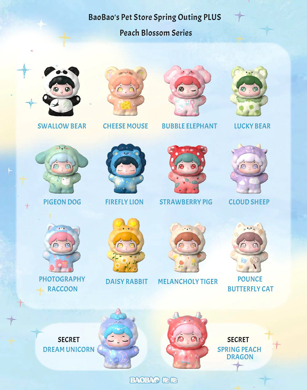 BaoBao's Pet Store Flora and Peach Blossom Beans
