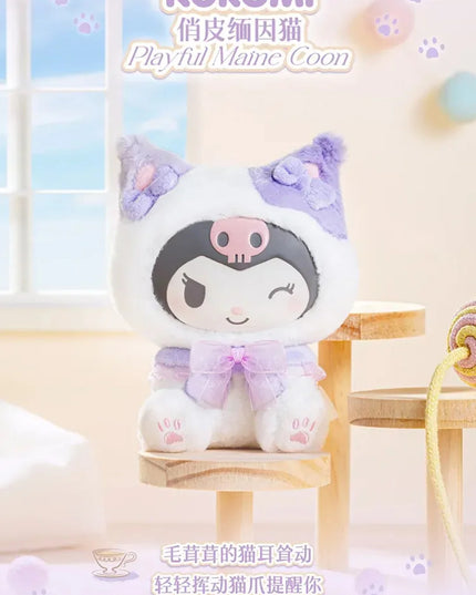 SALE - Sanrio Characters Play With Kittens Series Plush Pendant Blind Box