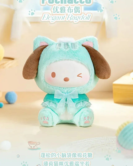 SALE - Sanrio Characters Play With Kittens Series Plush Pendant Blind Box