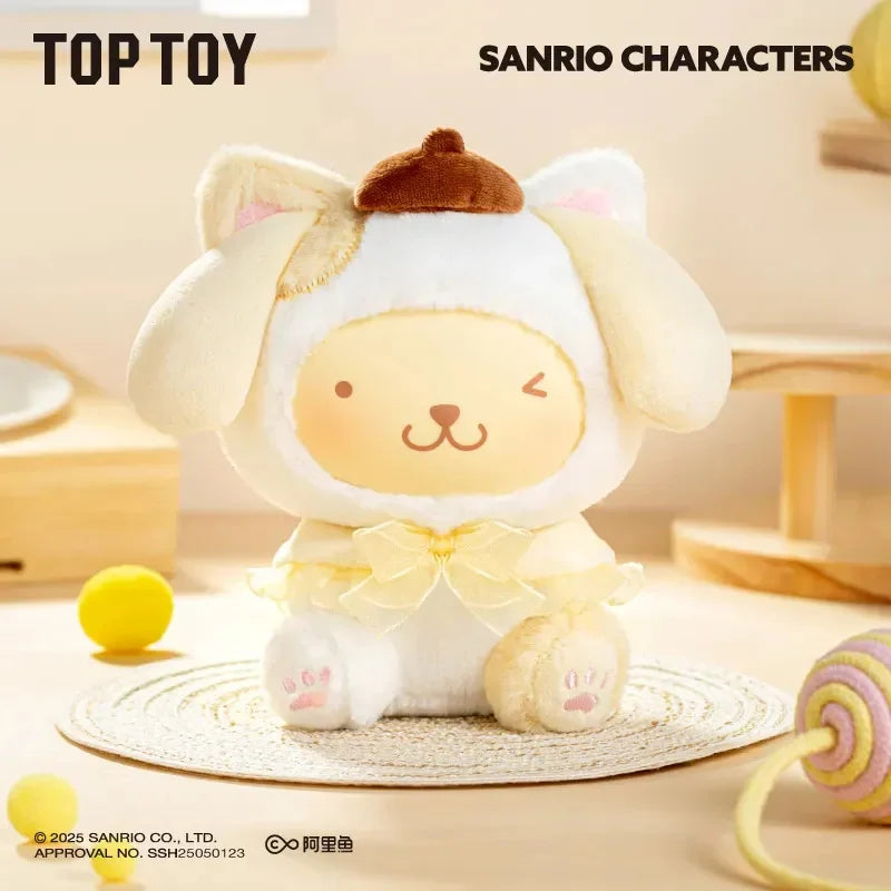 SALE - Sanrio Characters Play With Kittens Series Plush Pendant Blind Box