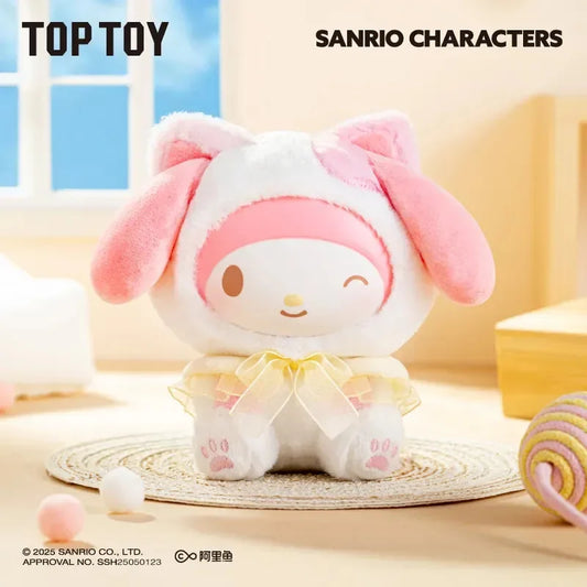 SALE - Sanrio Characters Play With Kittens Series Plush Pendant Blind Box