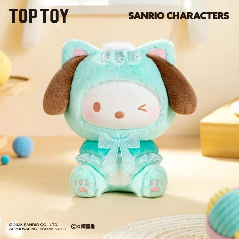 SALE - Sanrio Characters Play With Kittens Series Plush Pendant Blind Box