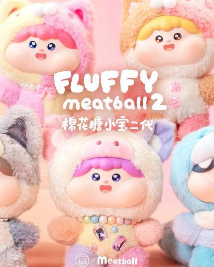 Fluffy Meatball Series V2 Pendant Plush