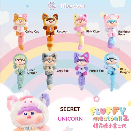 Fluffy Meatball Series V2 Pendant Plush