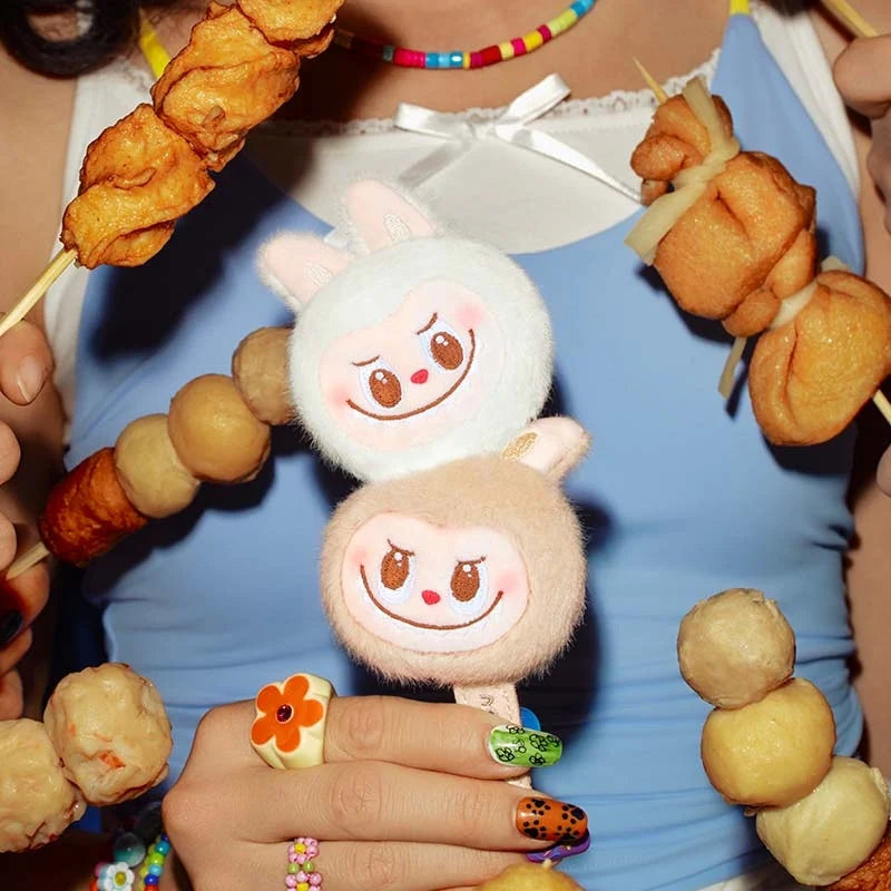 Labubu -Wacky Mart Seafood Balls Plush Pendant