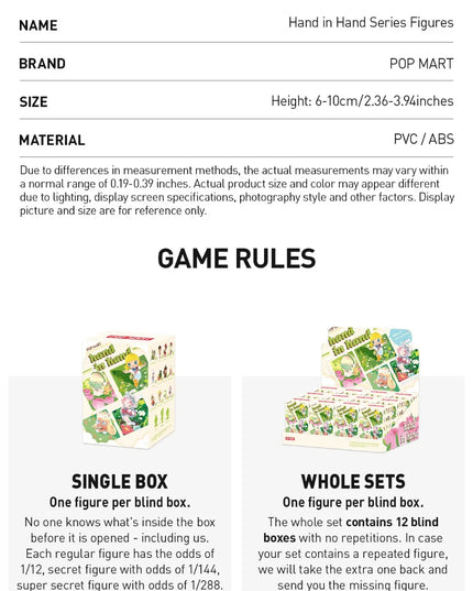 Hand in Hand Series Figures Blind Box