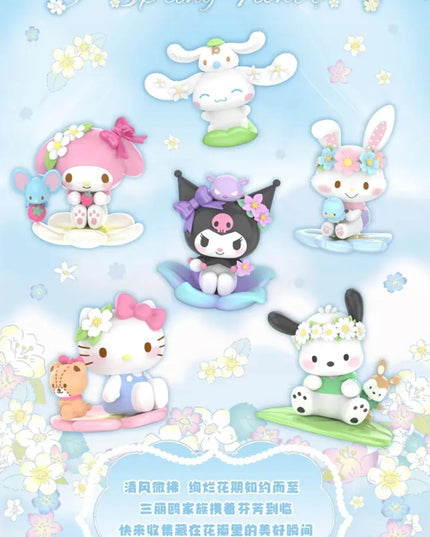 Sanrio Characters Spring Flower Series Figures Blind Box
