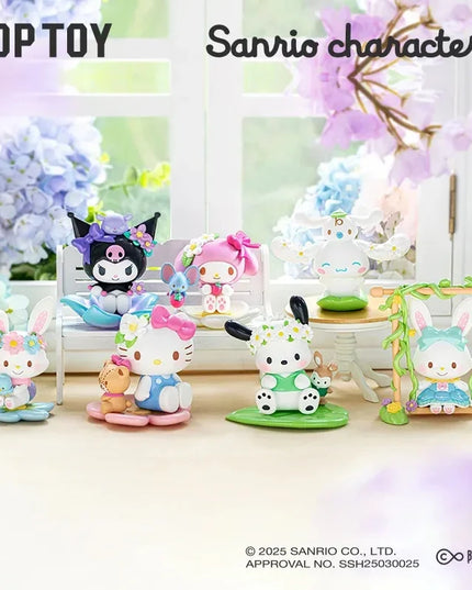 Sanrio Characters Spring Flower Series Figures Blind Box