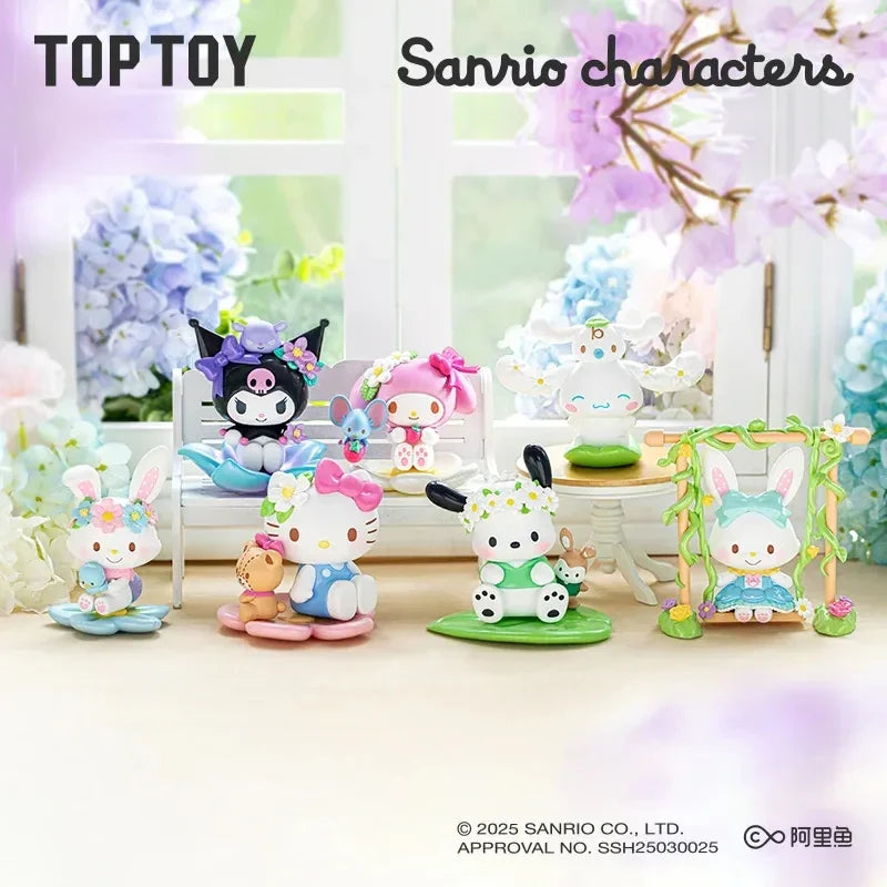 Sanrio Characters Spring Flower Series Figures Blind Box