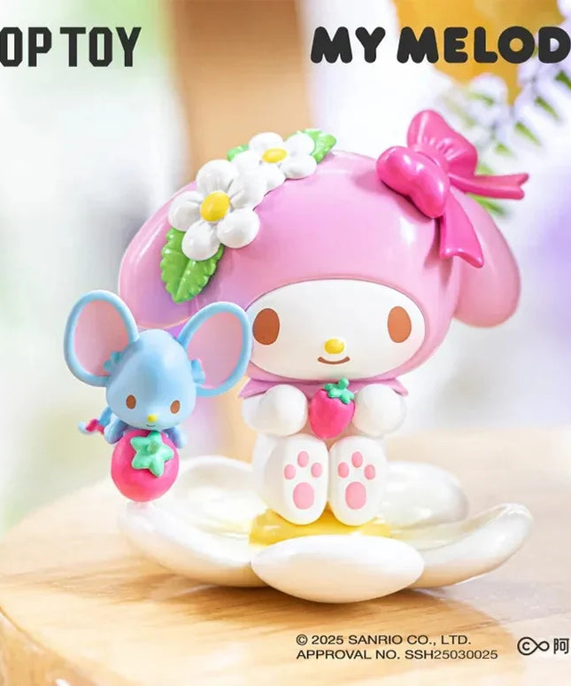 Sanrio Characters Spring Flower Series Figures Blind Box