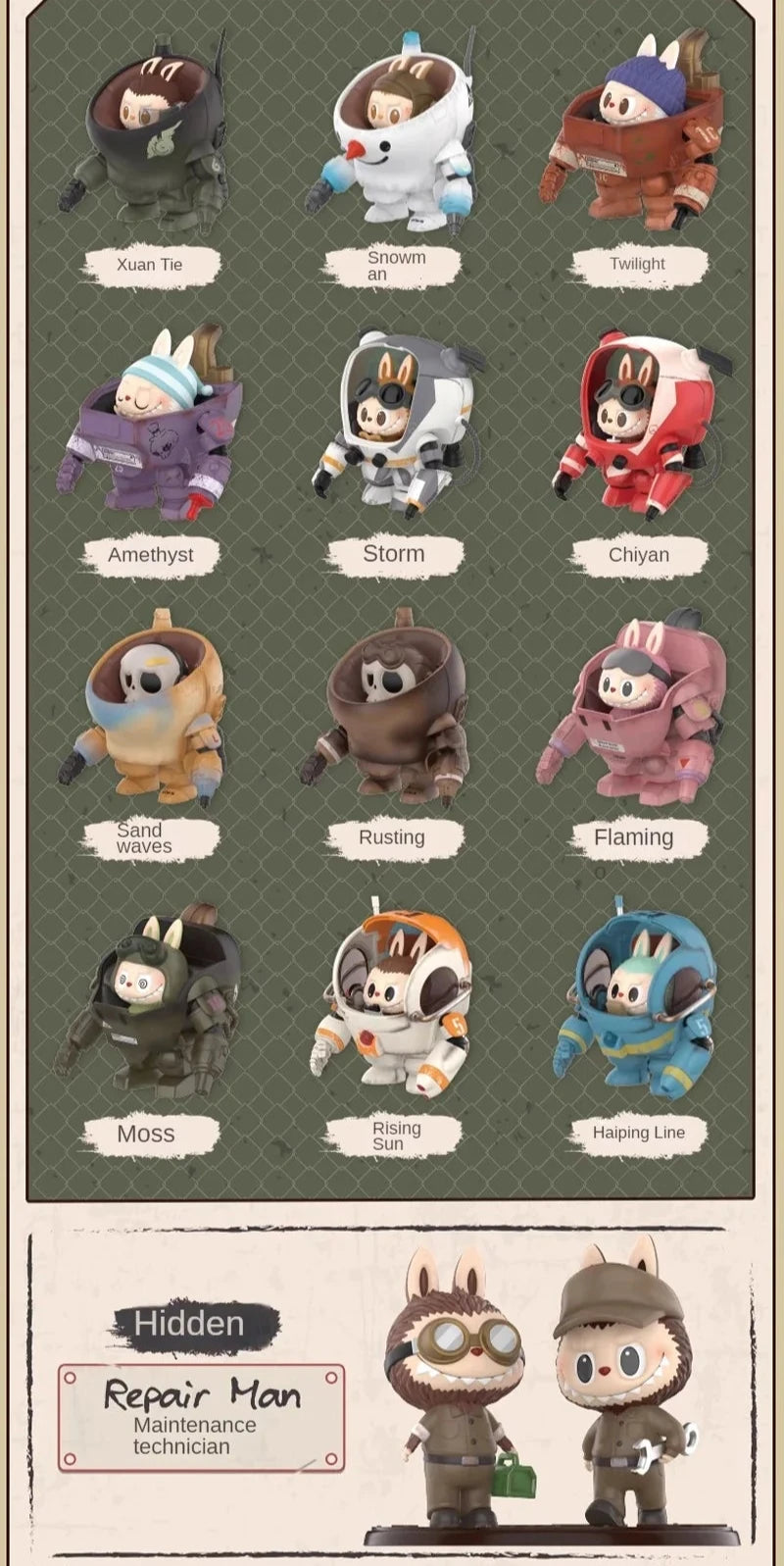 THE MONSTERS LABUBU X Kow Yokoyama Ma.k Series Blind Box