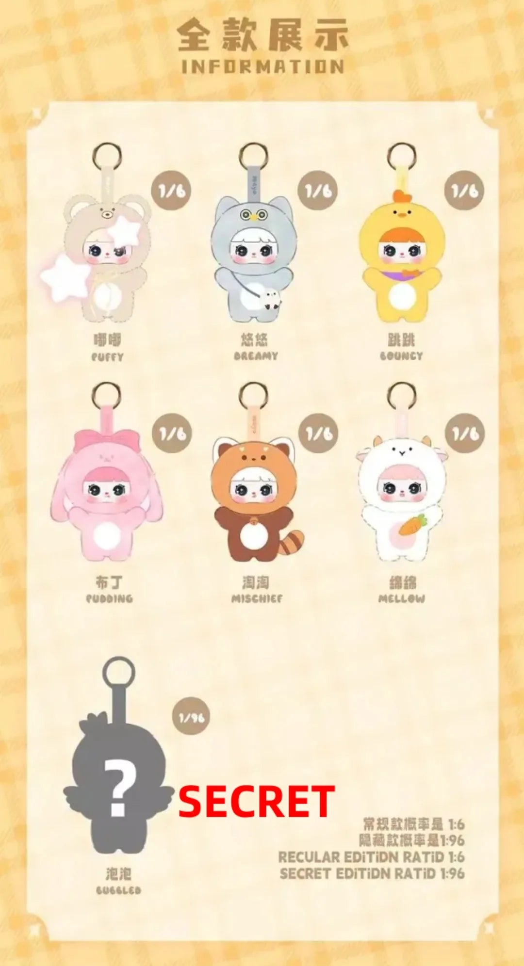 MEYA V2 - Cute Pet Action Series Plush Blind Box