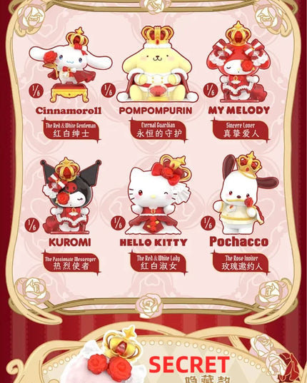 Sanrio Characters The Night Of Rose Series Figures Blind Box