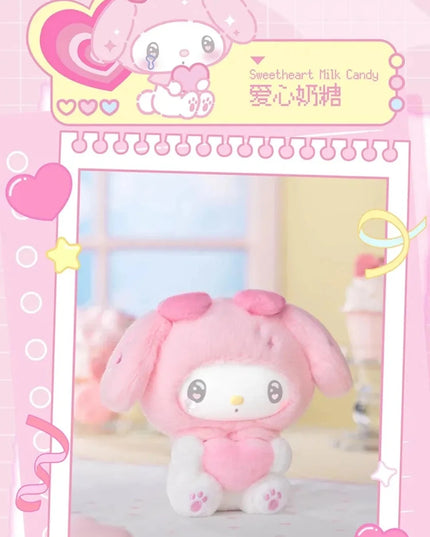 My Melody 50th Anniversary Milk Candy Series Plush Pendant Blind Box