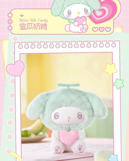My Melody 50th Anniversary Milk Candy Series Plush Pendant Blind Box