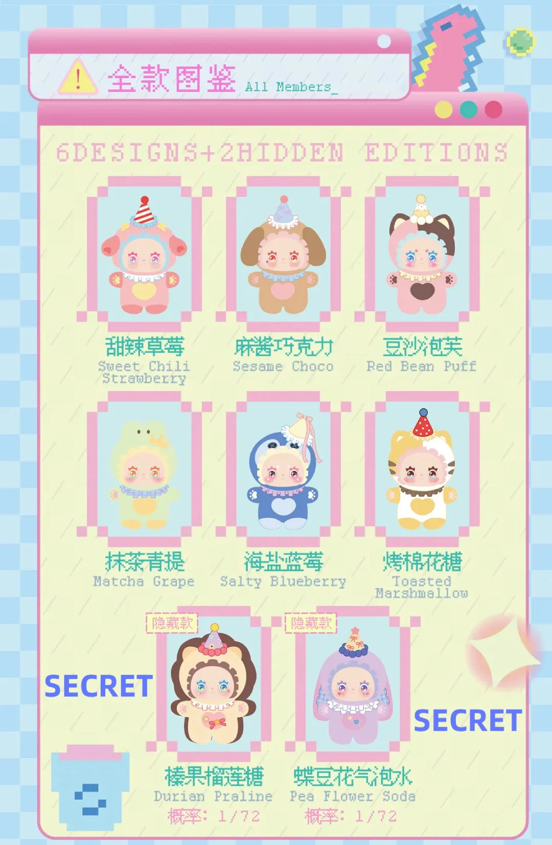 LOVELY EMMA Flavor twist Series Plush Series Blind Box