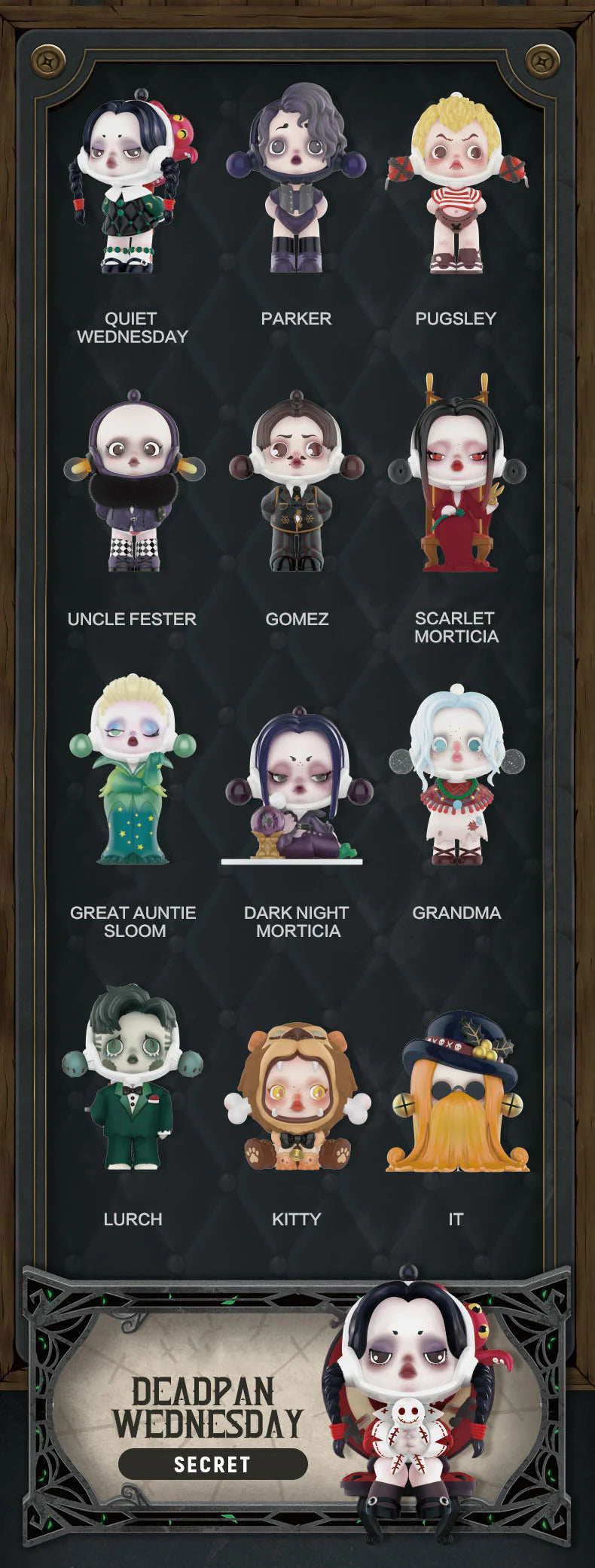 Skullpanda - Addams Family Series Blind Box