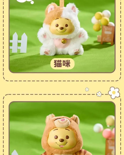 Winnie The Pooh - Naughty Team Vinyl Plush Pendant Surprise Bling Box