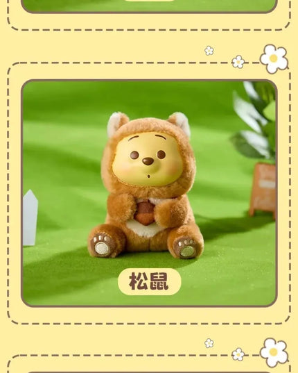 Winnie The Pooh - Naughty Team Vinyl Plush Pendant Surprise Bling Box