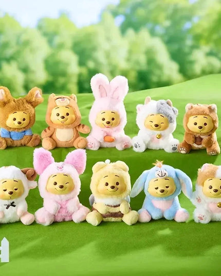 Winnie The Pooh - Naughty Team Vinyl Plush Pendant Surprise Bling Box