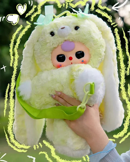 Baby Three-Hugging Baby Backpack Plush Blind Box