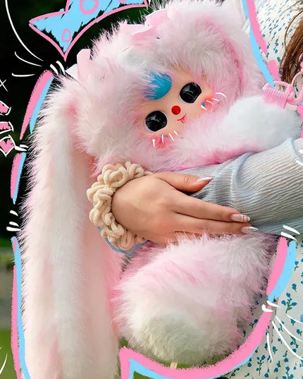 Baby Three-Hugging Baby Backpack Plush Blind Box