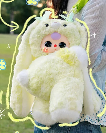 Baby Three-Hugging Baby Backpack Plush Blind Box