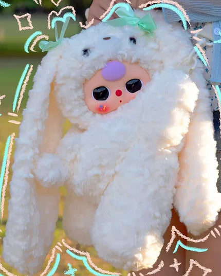 Baby Three-Hugging Baby Backpack Plush Blind Box