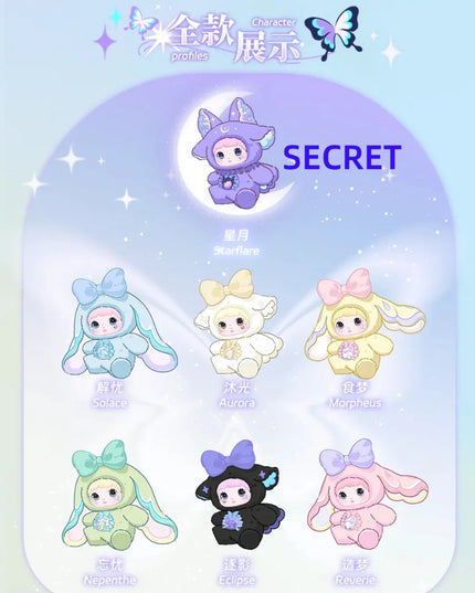 NOMMI -V6 Fantasy World Series Plush Blind Box
