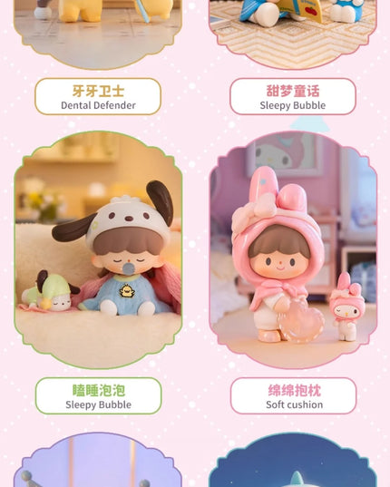 zZoton x SANRIO CHARACTERS-Preparation Before Bedtime Series Blind Box